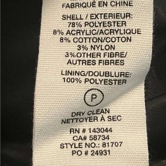 Anthropologie Avec Les Filles Jacket Size Large Plaid Utility Coat - Picture 8 of 9